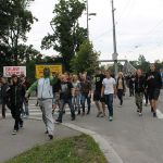 Nepokoje na sídlišti Máj v Českých Budějovicích v červnu 2013. Foto Václav Zouzalík