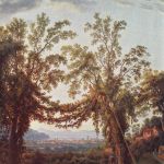 Jacob Philipp Hackert: Vinobraní v Sorrentu, 1784, olej na plátně, 97x66 cm. Repro The Yorck Project