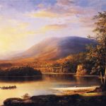 Robert Duncanson: Pohled na jezero Loch Katrine ve Skotsku, 1870, olej na plátně. repro Detroit Institute of Arts