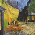 Vincent van Gogh: Terasa kavárny v noci (1888). Repro The Yorck Project