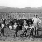 Rodina jihoafrických farmářů.