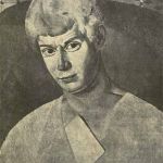 Jeseninův portrét od Borise Grigorjeva (1924)