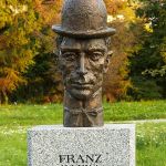 Busta Franze Kafky v Kielcích. Foto Pawel Cieśla