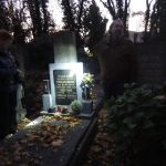 U hrobu Milana Kocha. Foto archiv autora