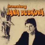 Jana Dudková v závěrečných titulcích seriálu Sanitka. Detail