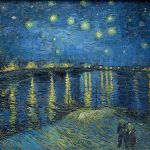 Vincent van Gogh: Hvězdná noc nad Rhônou. olej na plátně, 1888