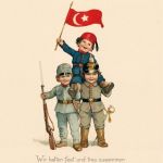 Pohlednice z 1. světové války: Spojenci Rakousko, Německo a Turecko