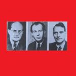 Vůdci SNP Karol Šmidke, Gustáv Husák a Ladislav Novomeský, tak jak se od 60. let objevovali na nástěnkách ČSSR.
