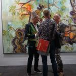 Na veletrhu Art Berlín žijí barvy nejen na vystavených obrazech (foto Radek Horáček)