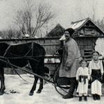 Rusínská rodina okolo roku 1918. Foto Ilustrowana kronika Legionów Polskich