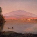 Frederick Edwin Church: Hora Katahdin od tábora Millinocket, 1895, olej, 67×107 cm.