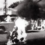 Mnich Thich Quang Duc, který se upálil 11. června 1963 v Saigonu, se stal symbolem protestů proti jihovietnamskému režimu. Foto: Malcolm Browne