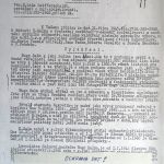 Ukázka z protokolu pěti komisařů, který rekapituluje členství Hugo Salma v říšsko německých organizacích. Repro: Archiv Jiřího Jaroše.