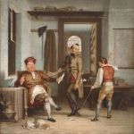 Washington Allston: Chudý spisovatel a bohatý knihkupec. 1811, olej na plátně. Repro www.artclon.com