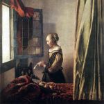 Jan Vermeer: Dívka čte dopis u otevřeného okna, 1659, olej na plátně, 83x64 cm. Repro www.essentialvermeer.com