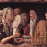 Andrea Mantegna: Uvedení Páně do chrámu, 1465, olej na plátně, 85 x 67 cm. Repro The Yorck Project
