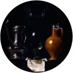 Johannes van der Beeck (Torrentius): Zátiší s konvicí, sklenicí, džbánem a udidlem, 1614, olej na plátně, 52 × 50.5 cm. Repro Rijksmuseum Amsterdam