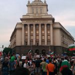 Demonstrace v Sofii.