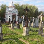 Německé hroby na hřbitově ve Slavonicích. Foto autor