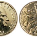 Pamětní mince k jubileu. Foto Dagbladet
